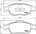 Тормозные колодки дисковые перед. Citroen C4 Picasso 1.8i 16V/1.6HDI 07- PAGID 8DB 355 013341 (фото 1)