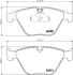Тормозные колодки перед. BMW 3 (E90)/5 (E60)/7 (E65) 02-13 (ATE) PAGID 8DB355013931 (фото 1)