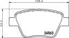 Тормозные колодки зад. Audi A3/Seat Leon/Skoda Octavia, Superb, Yeti / VW Golf VI, Scirocco PAGID 8DB 355 014021 (фото 1)