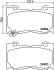 Тормозные колодки перед. INFINITI FX/M37/Q50/Q60/Q70/QX70/NISSAN 370 Z 2.0-5.0 09- PAGID 8DB355015411 (фото 1)