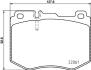 HELLA DB Тормозные колодки передн.C-Class W205,E-Class W213 14- PAGID 8DB 355 021671 (фото 1)