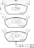 Колодки тормозные перед. Audi A3 Seat Leon, Leon Sc, Leon St Skoda Octavia Vw Golf Alltrack, Golf Sportsvan, Golf Vii 1.0-2.0D 08.12- PAGID 8DB 355 021951 (фото 1)