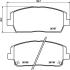 Тормозные колодки дисковые перед. Hyundai Santa Fe Kia Sorento 2.0D/2.2D/2.4 01.15- PAGID 8DB 355 040011 (фото 1)