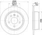 HELLA PRO HIGH CARBON DB диск гальмівний задн. Vito 95-03 (280*10) PAGID 8DD 355 104541 (фото 1)