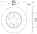 Диск тормозной VW T4 96- задн.. 280x12mm PAGID 8DD 355 105611 (фото 4)