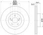 Тормозной диск перед. Forester/Impreza/Outbak/Legacy 2.0-3.0 00- PAGID 8DD355112051 (фото 4)