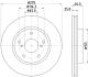 Диск тормозной перед, Toyota Prius/ RAV 4 III 1.8/2.4 05- PAGID 8DD 355 117361 (фото 4)