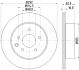 HELLA NISSAN Тормозной диск задн. вентил.X-Trail,Qashqai,Renault Koleos PAGID 8DD 355 118711 (фото 4)