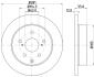 Диск тормозной зад. Lexus RX270/350/450H 12-/Toyota Rav 4 IV 2.0D-3.5 08- PAGID 8DD 355 118881 (фото 4)
