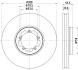 Диск тормозной передний Ford Transit 2.0, 2.2 TDCi 13- PAGID 8DD 355 123131 (фото 4)