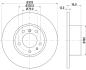 HELLA PRO HIGH CARBON BMW диск гальмівний передн.5-serie E34 88- PAGID 8DD 355 127021 (фото 4)
