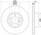 HELLA Диск тормозной перед. BMW 5-serie E39, 7-serie E38 (324*30) PAGID 8DD 355 127101 (фото 4)