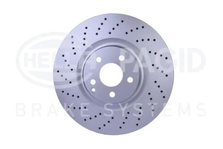 HELLA PRO HIGH CARBON DB гальмівний диск передн. CLS 55 AMG, W221, SL 55 AMG, SLK PAGID 8DD 355 127961