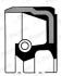 Сальник двигателя REAR BMW M10/M20/M21/M30/M40/M41/M42/M43/M44/M50/M51/M52/M54 90X110X12 (PAYE Payen NB431 (фото 1)