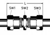 З`єднувач прямий 4x4 пластикових трубок з гайками PE AUTOMOTIVE 076.000-10A (фото 2)