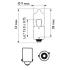 Лампа H6W 12V 6W BAX9S упаковка коробка PHILIPS 12036CP (фото 3)