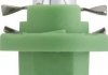 Лампа накаливания BAX B8,5d Green 12V 2W PHILIPS 12604CP (фото 2)