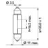 Автолампа 24V 5W SV8,5 T10,5x38 PHILIPS 13844 CP (фото 3)