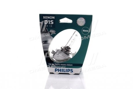 Лампа ксенонова D1S X-treme Vision 85В, 35Вт, PK32d-2 4800К+/-600К PHILIPS 85415XV2S1