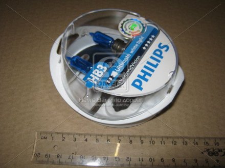 Лампа накаливания HB3 12V 50W P20d Diamond Vision 5000K (к-т) PHILIPS 9005DVS2