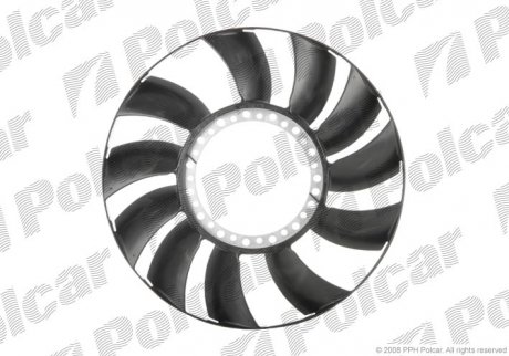 Крыльчатка вентилятора A6 98-05,A8 94-03 2.5TDI V6 Polcar 132423F3
