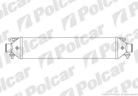 Интеркулер Fiat Doblo 1.6D/2.0D 10- Polcar 3024J8-3 (фото 1)