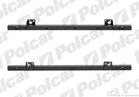 Усилитель переднего бампера нижняя часть -15 Fiat Doblo 09-,Opel Combo 11- Polcar 304207-4 (фото 1)