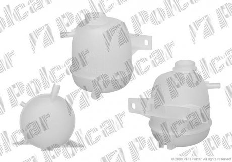 Бачок компенсационный Renault Clio II 1.2-1.6 16V, 1.9 D Polcar 6015ZB-1