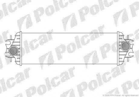 Інтеркулер Nissan/Opel/Renault Primastar/Vivaro/Trafic 1,9-2,5D 2001- Polcar 6026J8-1