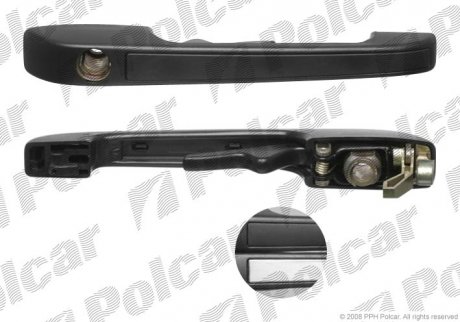 Ручка передняя прав. VW Golf/Passat 83-88 Polcar 9534Z-50