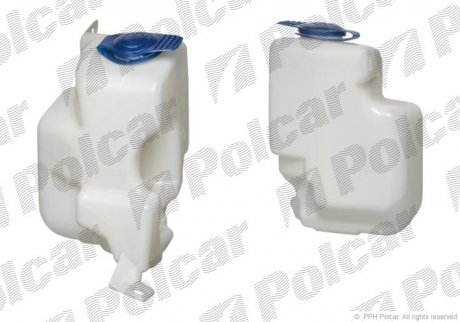 Бачок жидкости омывателя AUDI A3 SEAT LEON, TOLEDO II SKODA OCTAVIA VW BORA, GOLF IV KOMBI 09.96-12.10 Polcar 9541ZBS-1 (фото 1)
