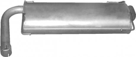 Глушник, алюміній. сталь, задн. частина Fiat Ducato 3.0 D/Citroen Jumper 3.0 D/Peugeot Boxer 3.0 D 06/11- POLMOSTROW 07.86 (фото 1)