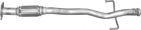 Труба приймальна алюмінієва сталь Hyundai Getz 1.1 POLMOSTROW 10.64 (фото 1)