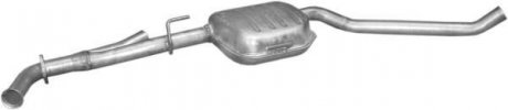 Глушник, алюміній. сталь, середн. частина Opel Omega B 2.2i -16V 99-03 kombi (17.326 POLMOSTROW 17326