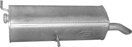 Алюм глушник. сталь, задн. частина Peugeot 3008 1.6 HDi (19.31) POLMOSTROW 1931