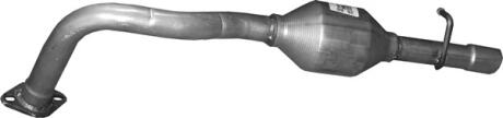 Глушитель алюм. сталь, задн. часть Toyota Yaris 1.3i 16V (26.60) POLMOSTROW 2660