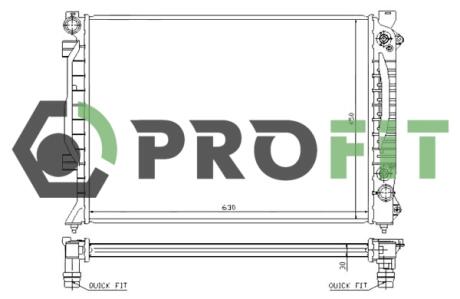 Радіатор охолоджування PROFIT 17400001