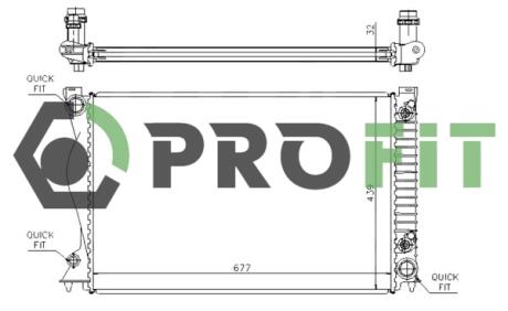 Радиатор охлаждения PROFIT 17400002