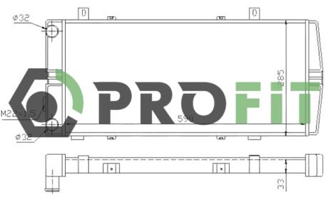 Радиатор охлаждения PROFIT 17400018