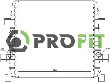 Радиатор охлаждения PROFIT 17400025