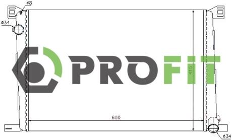 Радиатор охлаждения PROFIT 17400074