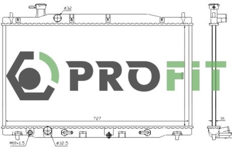 Радіатор охолодження PROFIT 17400204