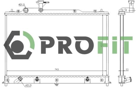Радиатор охлаждения PROFIT 17400222