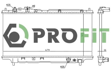 Радиатор охлаждения PROFIT 17400223