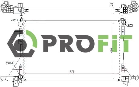 Радиатор охлаждения PROFIT 17400265