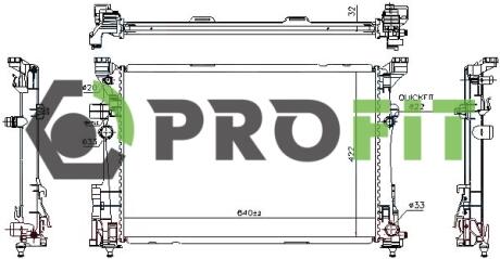 Радиатор охлаждения PROFIT 17400323