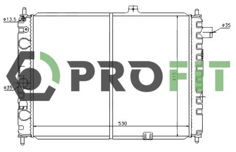 Радиатор охлаждения PROFIT 17400373