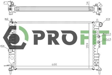 Радиатор охлаждения PROFIT 17400375