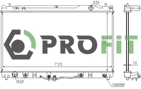 Радиатор охлаждения PROFIT 17400408