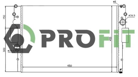 Радіатор охолоджування PROFIT 17400701